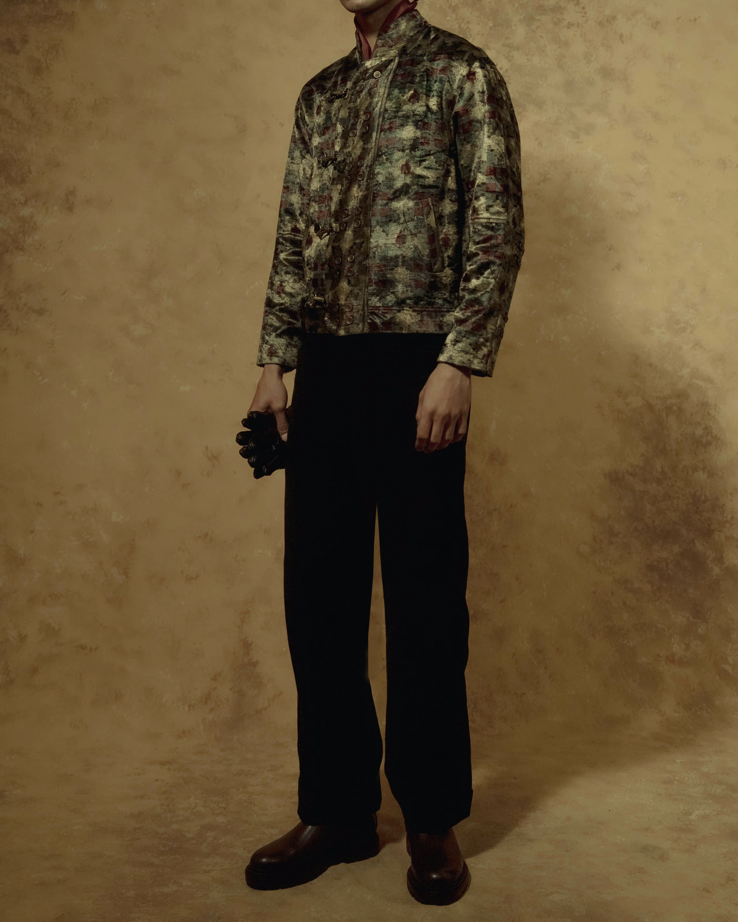 Button's Velvet Clasp Jacket