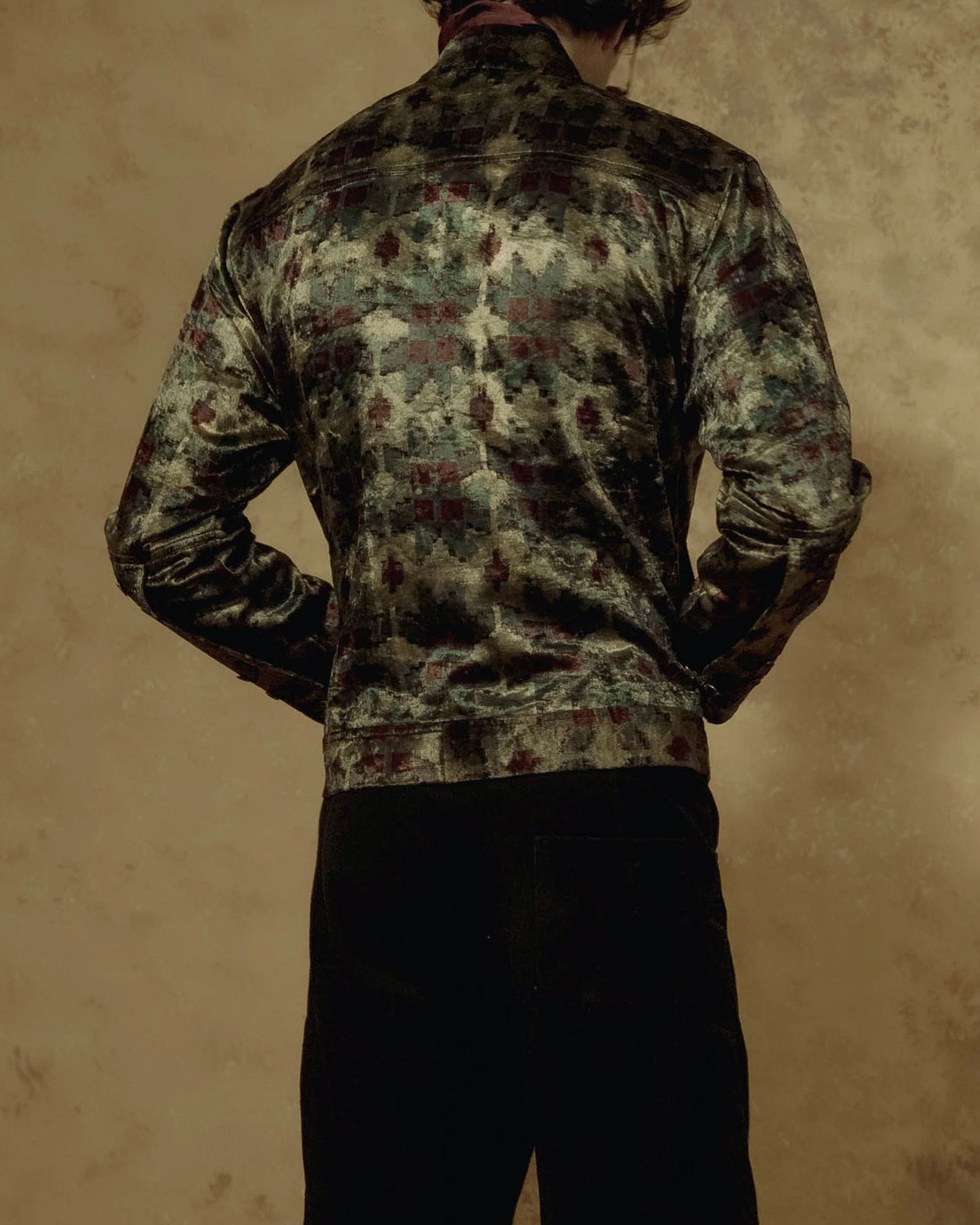 Button's Velvet Clasp Jacket