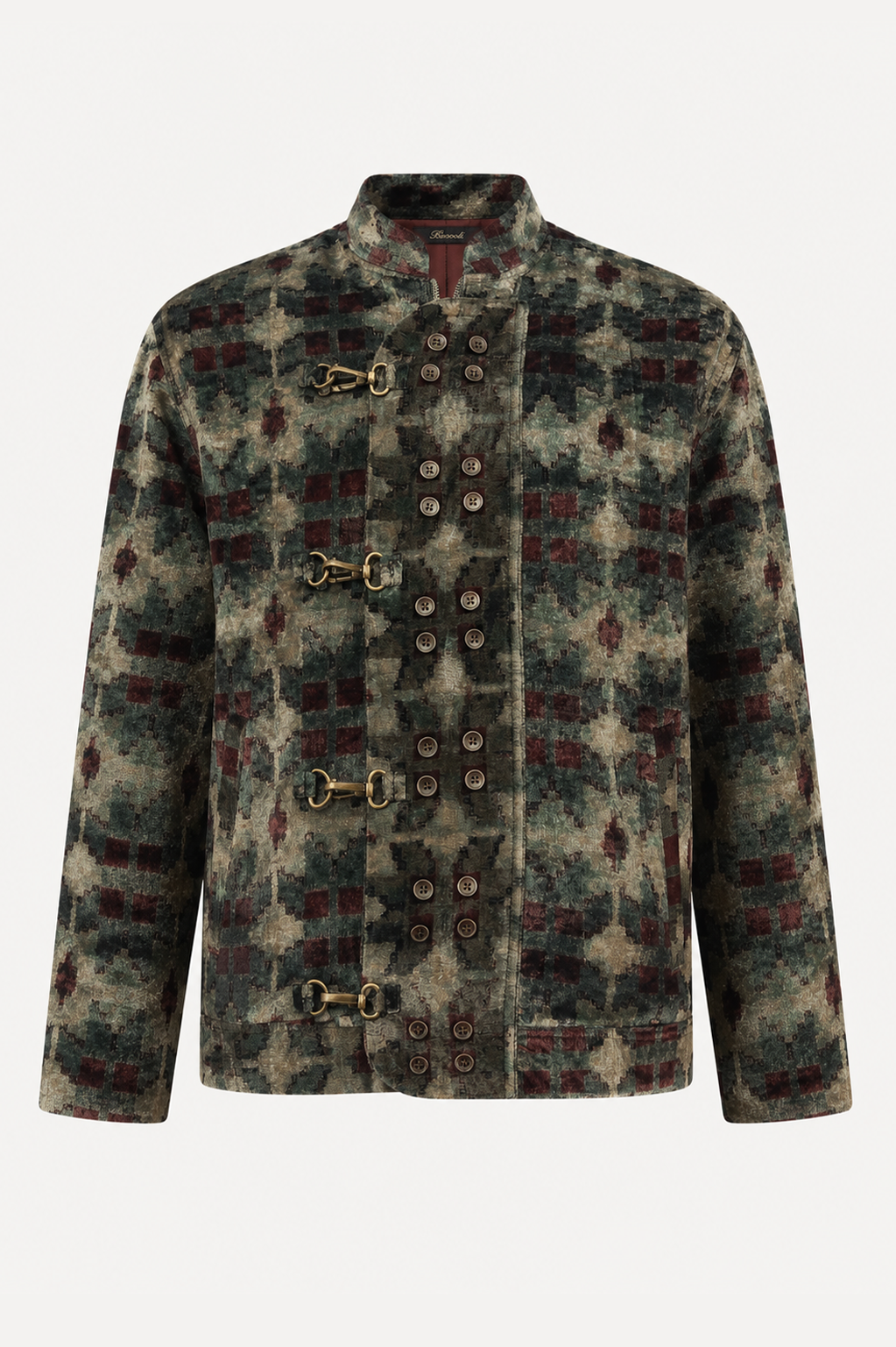 Button's Velvet Clasp Jacket