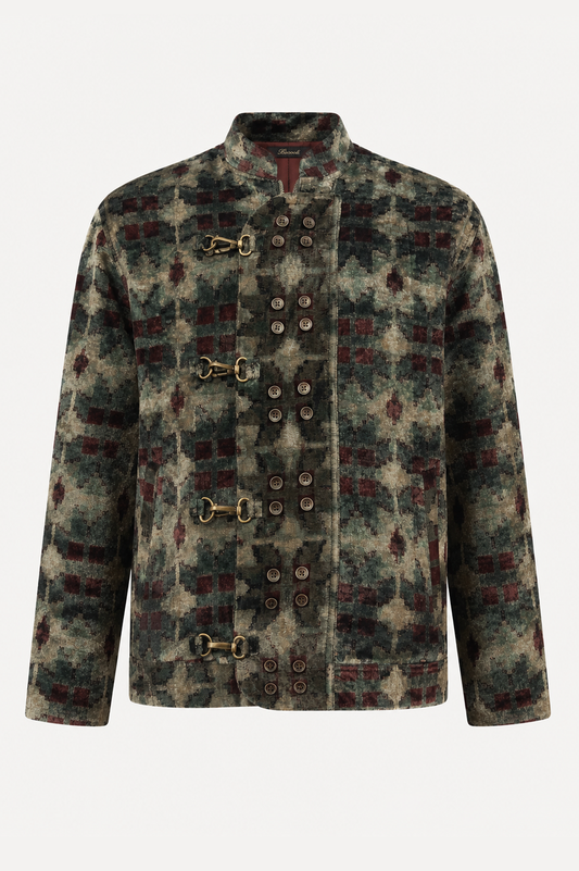 Button's Velvet Clasp Jacket